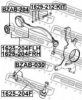 FEBEST BZAB-030 Control Arm-/Trailing Arm Bush